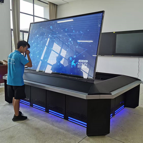 中国人民解放军73211部队：98寸电子沙盘军演展示系统