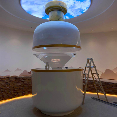 泸州老窖：智慧展厅定制2米全息展示虚拟仿真系统