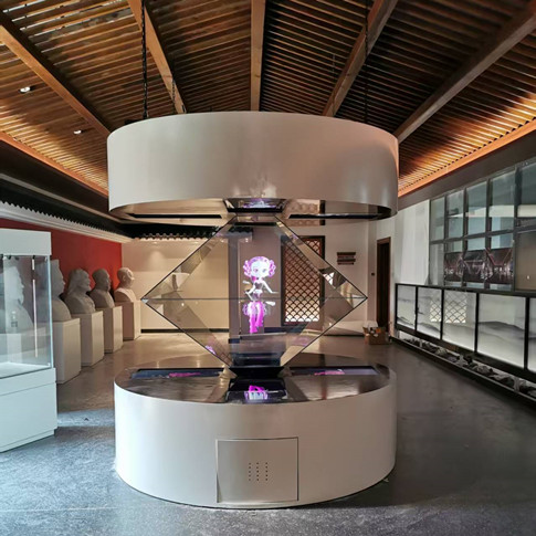 株洲职教城：3D全息投影展示系统+虚拟仿真实训装置